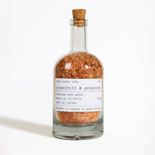 Grapefruit & Geranium Bath Salts - 580g